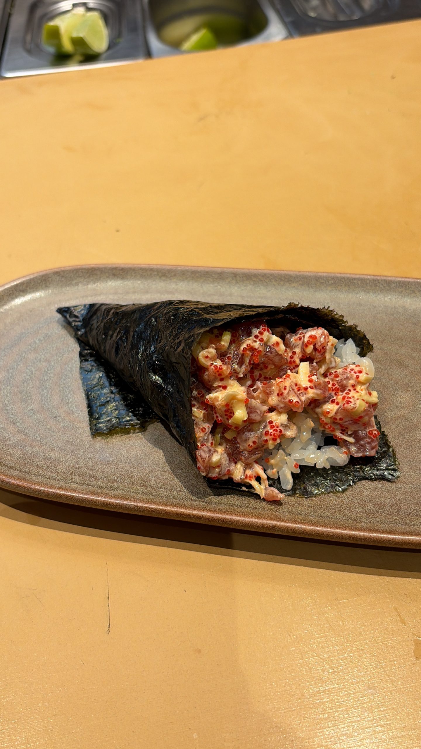 Galería I+D Temaki de atún picante