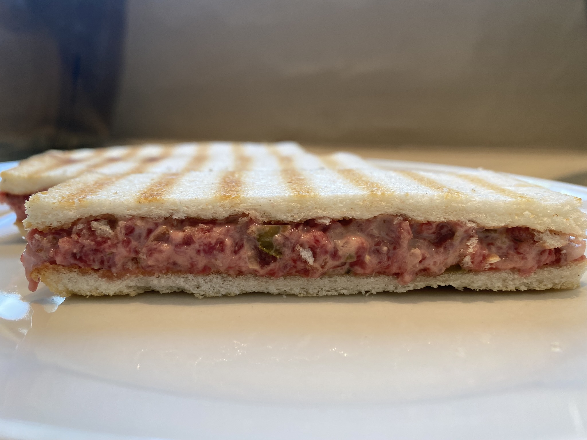 Galería I+D Bikini de steak tartar
